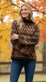 Garde-robe - Pull - Donker bruin