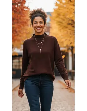 Garde-robe - Pull - Donker bruin