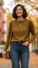 Garde-robe - Pull - Olijf-groen