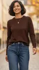 Garde-robe - Pull - Donker bruin