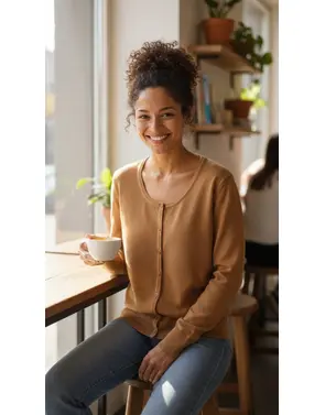 Garde-robe - Gilet - Camel