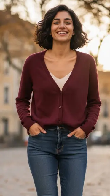 Garde-robe - Gilet - Bordeaux