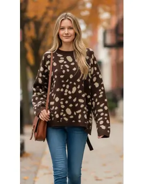 Garde-robe - Pull - Donker bruin