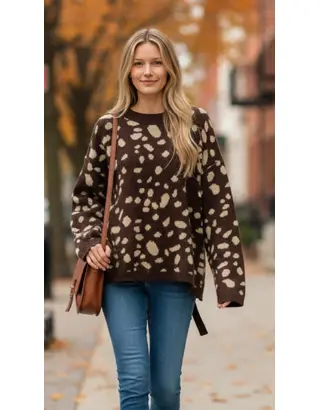 Garde-robe - Pull - Donker bruin