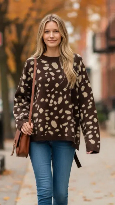 Garde-robe - Pull - Donker bruin