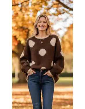 Garde-robe - Pull - Donker bruin