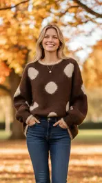 Garde-robe - Pull - Donker bruin