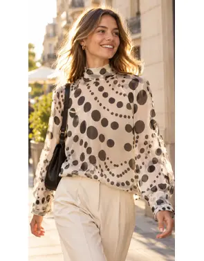 Garde-robe - Blouse - Zwart-wit