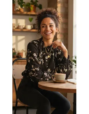 Garde-robe - Blouse - Zwart
