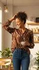 Garde-robe - Blouse - Bruin