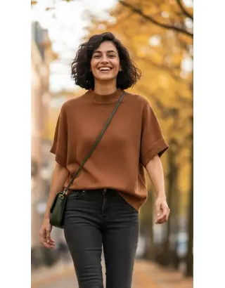 Garde-robe - Pull - Camel