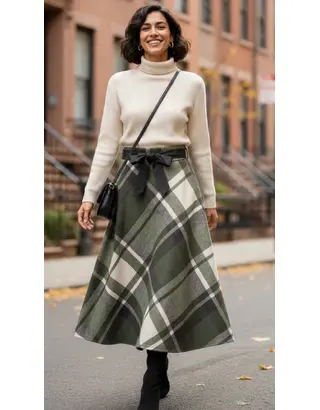 Garde-robe - Lange Rok - Kaki