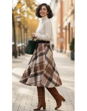 Garde-robe - Lange Rok - Camel