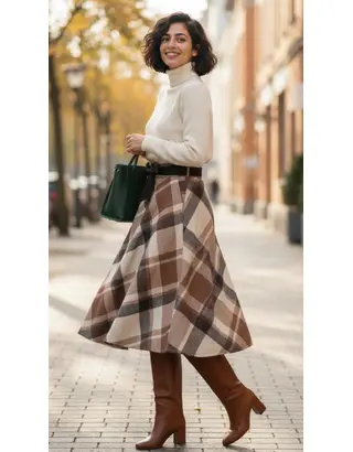 Garde-robe - Lange Rok - Camel