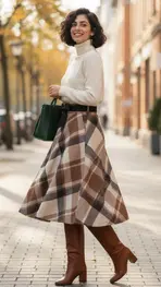 Garde-robe - Lange Rok - Camel
