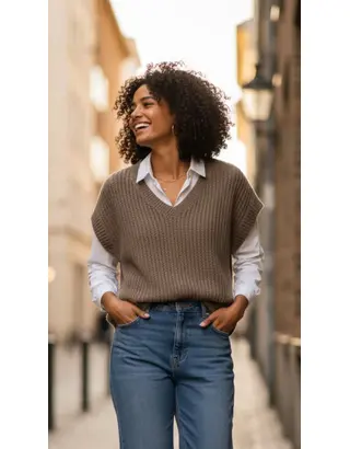 Garde-robe - Pull - Taupe