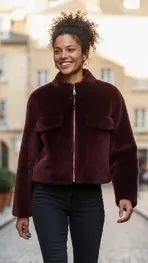 Garde-robe - Jas - Bordeaux