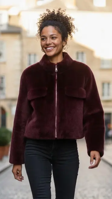 Garde-robe - Jas - Bordeaux