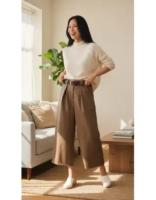 Garde-robe - 7/8 BROEK - Taupe