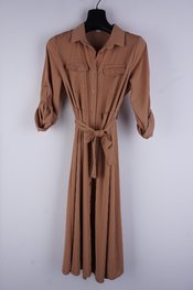 Garde-robe - Lang kleed - Camel