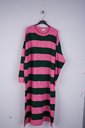 Garde-robe - Lang kleed - Groen-roze