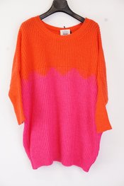 Garde-robe - Pull - Fushia-oranje