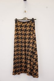 Garde-robe - Lange Rok - Zwart-bruin