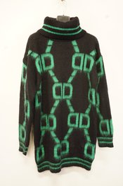 Garde-robe - Kort Kleedje - Zwart-groen