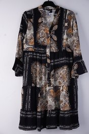 Garde-robe - Halflang Kleedje - Zwart-wit
