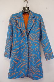 Garde-robe - Blazer - Blauw-oranje