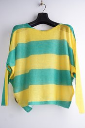 Garde-robe - Pull - Groen-geel