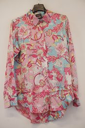 Garde-robe - Blouse - Blauw-roze