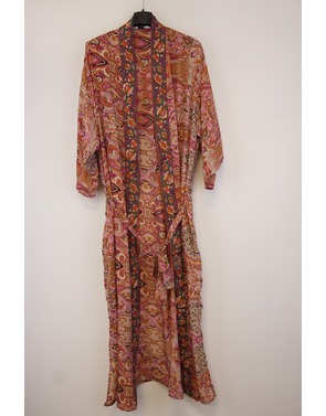 Garde-robe - Kimono - Fushia-oranje