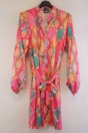 Garde-robe - Halflang Kleedje - Groen-roze