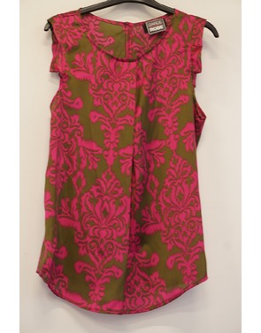 Garde-robe - Top - Groen-roze