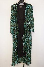Garde-robe - Kimono - Zwart-groen