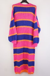 Garde-robe - Lang kleed - Blauw-roze