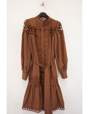 Garde-robe - Halflang Kleedje - Bruin