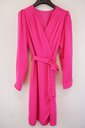 Garde-robe - Halflang Kleedje - Fluo roze