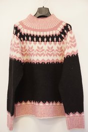 Garde-robe - Pull - Zwart-roze
