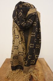 Garde-robe - Sjaals - Zwart-goud