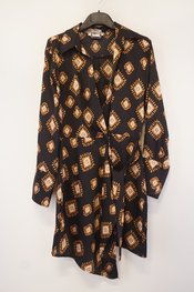 Garde-robe - Kort Kleedje - Zwart-beige
