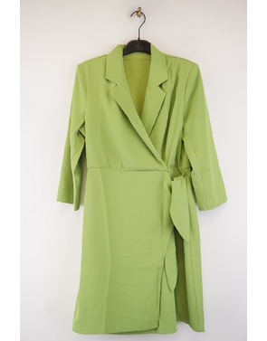 Garde-robe - Kort Kleedje - Limoen-groen